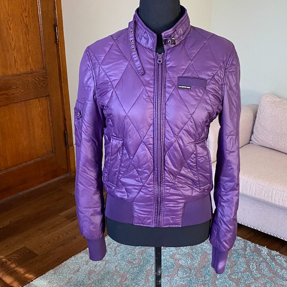 NWT Members Only Ultra Light Mo-Tech Quilted Puffer Jacket